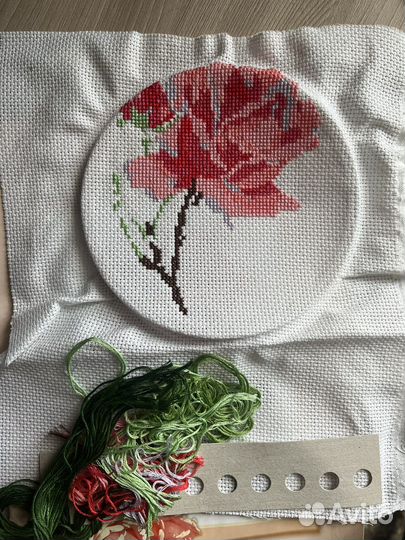 Набор для вышивания крестом б/у