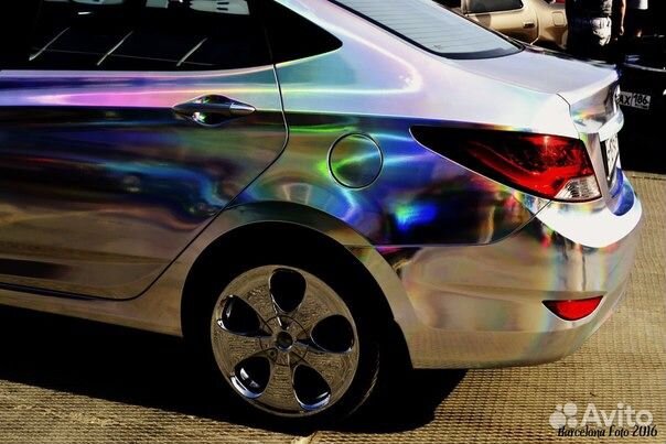 Виниловая пленка лазерный хром