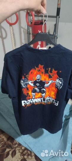 Футболка Powerlifting мужская новая размер L-XL