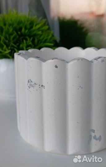 Гипсовое кашпо