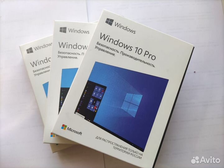 Windows 10 Pro 32/64-bit BOX, win7 win8 оригинал