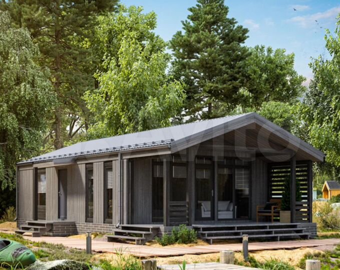 Коттедж 86 м² на участке 17,7 сот.