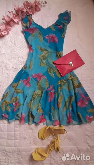 Платье шифон 46-48р