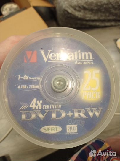 Новые болванки. DVD+RW