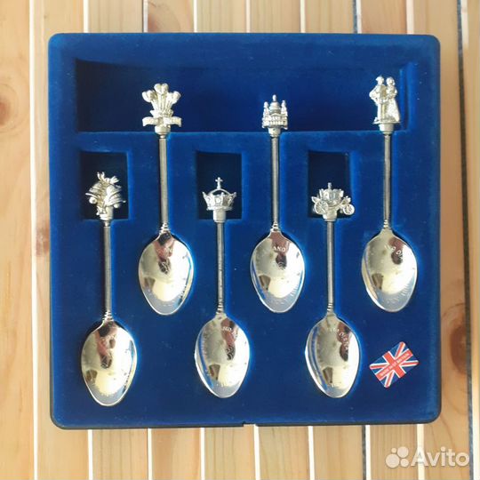 Набор коллекционных ложечек Англия. Диана. Чарльз