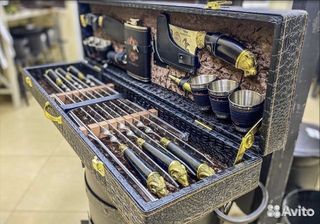 Шашлычный набор в кейсе