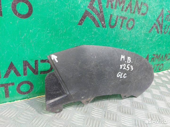 Накладка бампера передняя левая Mercedes Glc-Class