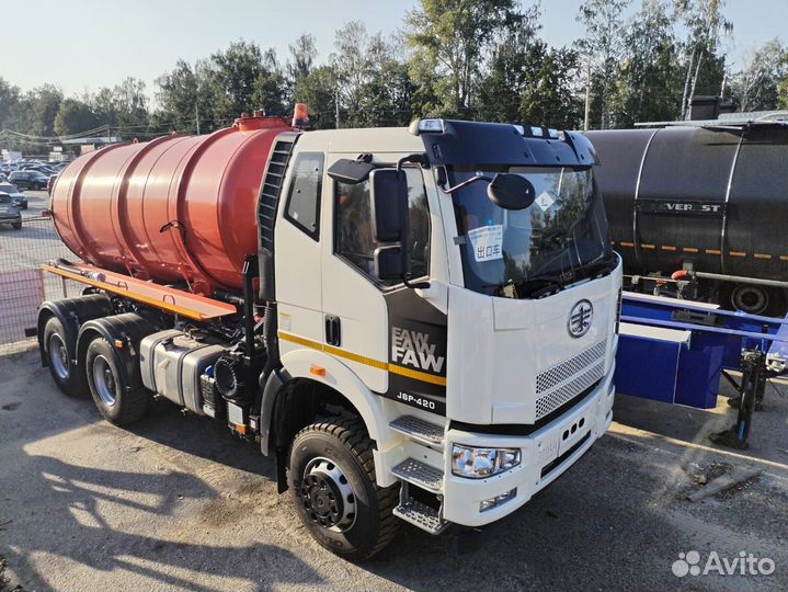 Мв-10-FAW-3250 (6х6, шасси 3675) (вакуумная машина