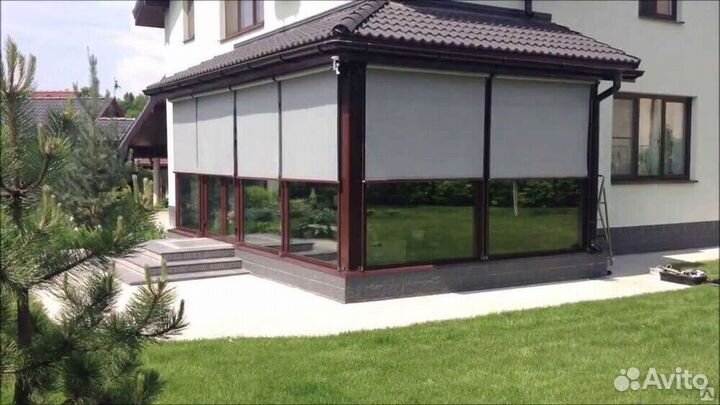 Шторы рулонные уличные