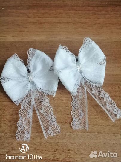 Резинки для волос ручной работы(бантики)