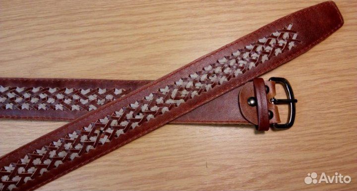 Ремни из натуральной кожи ручной работы