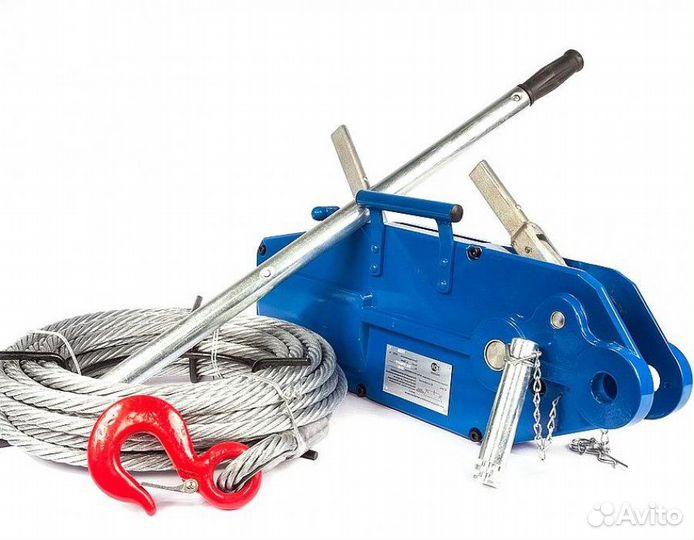 Тросовая рычажная лебедка (механизм тяговый монтаж