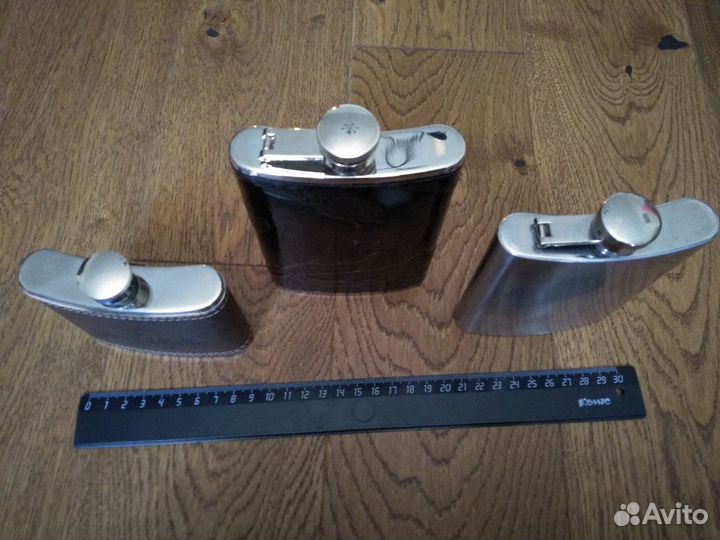 Фляжки новые. сталь