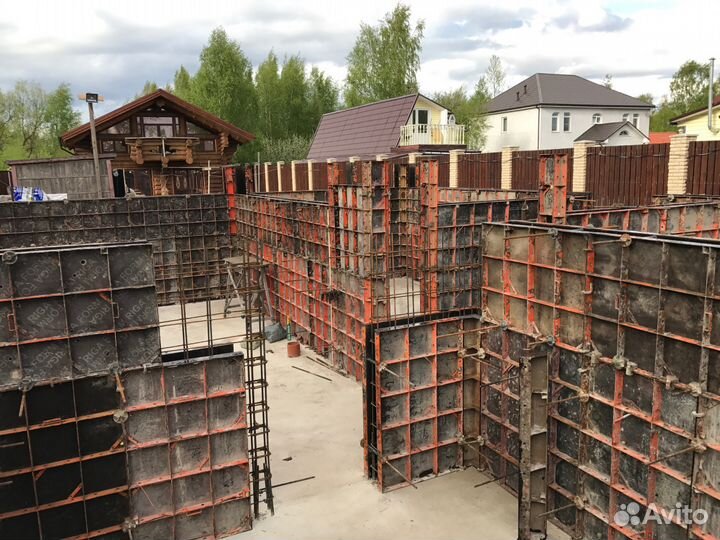 Мелкощитовая опалубка для фундаментов