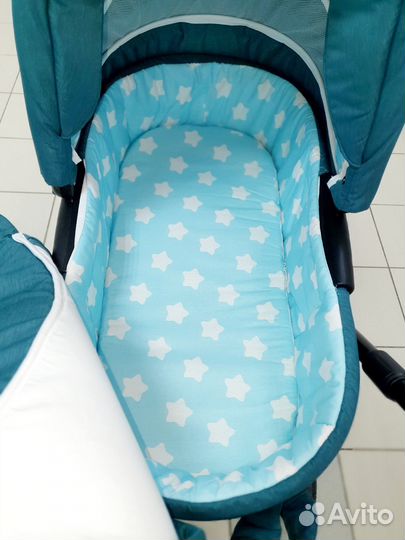 Коляска Счастье комбинированная 2в1