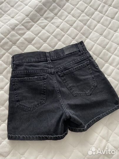 Шорты джинсовые черные