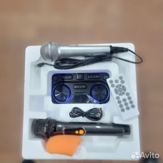 Колонка Brodu с караоке и bluetooth