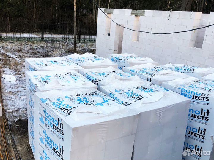 Газобетонные блоки с завода Bonolit