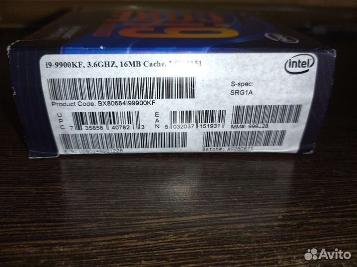 Процессор Intel core i9 9900KF BOX LGA1551v2