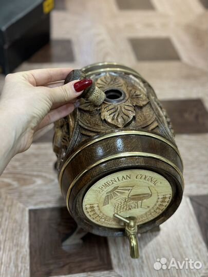 Бочка дубовая для коньяка, вина, самогона 3 л