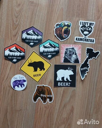Наклейки Камчатка