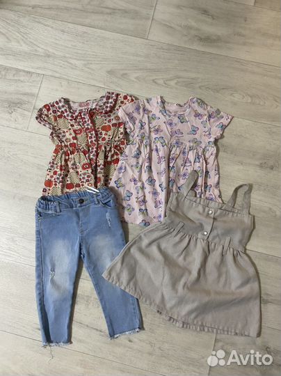 Вещи пакетом на девочку 86летние