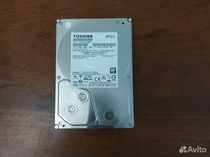 Жесткий диск Toshiba 3 Тб