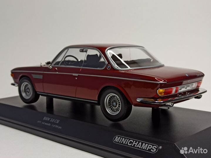 Bmw 3.0 Csi - 1971 (E9) Minichamps 1:18