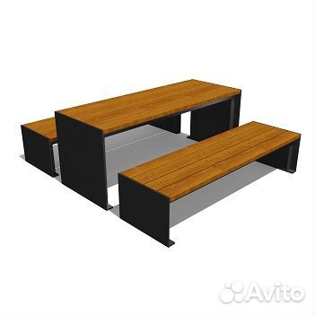 Стол с лавками 137