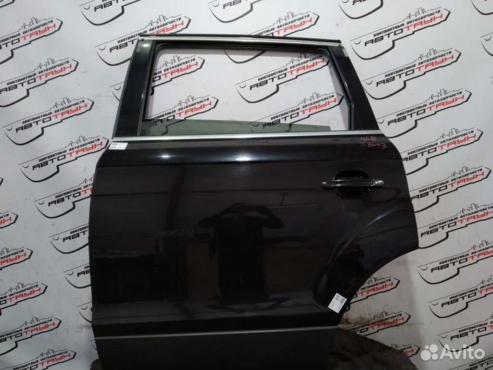 Дверь audi Q7 4LB 4L0833051 задняя левая черный, L