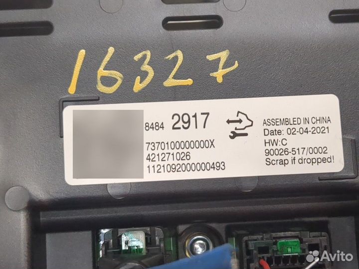 Дисплей компьютера Buick Envision 2020, 2021