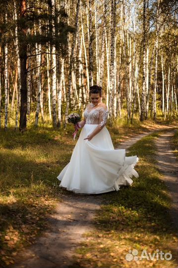 Свадебное платье 50-52 размер