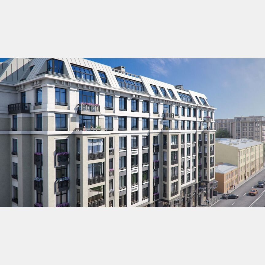 1-к. квартира, 54,7 м², 2/9 эт.