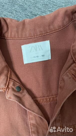 Джинсовая куртка zara 152