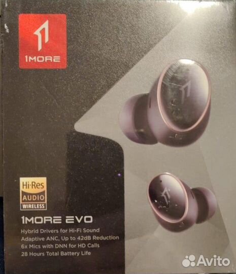 Беспроводные наушники 1more EVO, черный