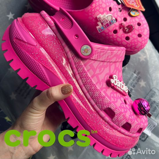 Crocs Barbie оригинал M8 W10 (41 42 EUR) новые