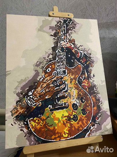 Картина по номерам нарисованная размер 40*50