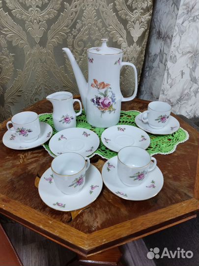 Сервиз кофейный Богемия Чехословакия