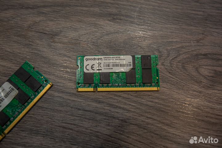 Оперативная память для ноутбука ddr2 2gb
