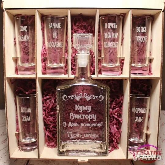 Подарочный набор с лазерной гравировкой