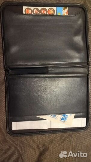 Кожаная папка a4