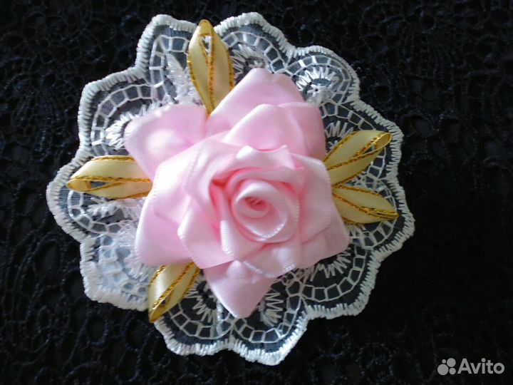 Банты-цветы для волос