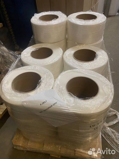 Полипропеленовая лента пп 12 мм х 0.45 мм серая