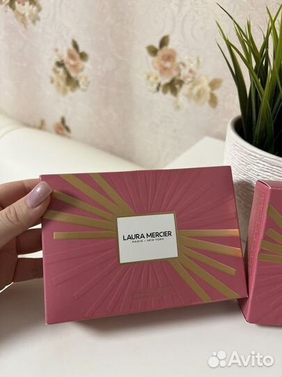 Laura mercier наборы пудра, тени, праймер