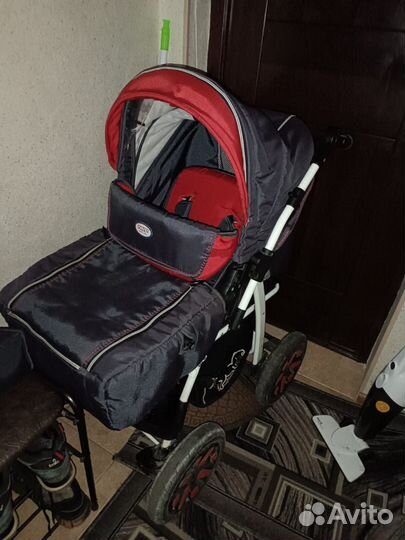 Прогулочная коляска зимняя бу