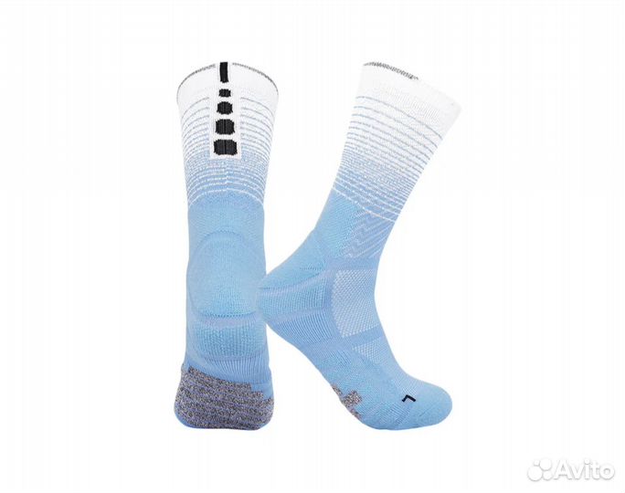 Носки мужские спортивные (голубые и черные)