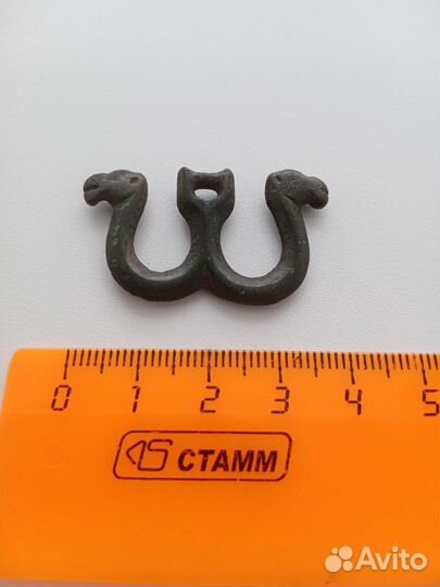 Бронзовый оберег хазар - ассуров