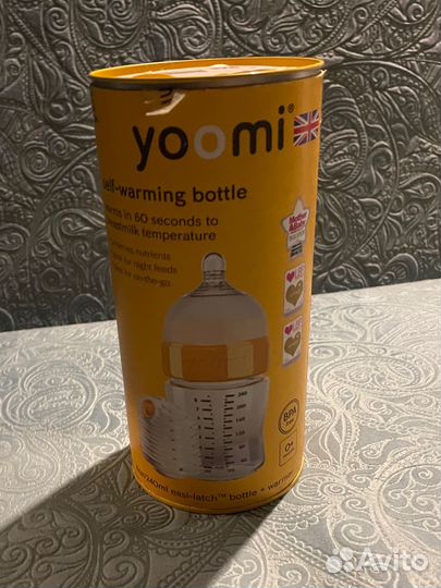 Бутылочка Yoomi с подогревателем