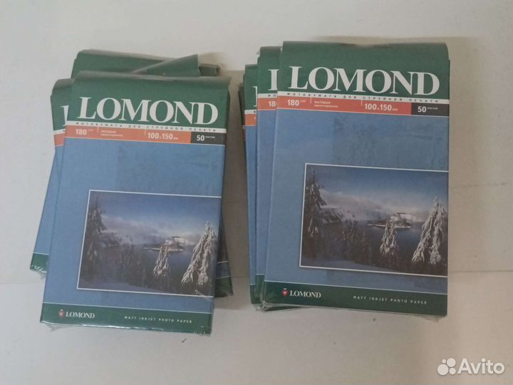 Фотобумага lomond A6 10x15 матовая 180г/m2 50 л