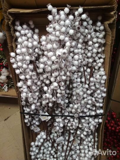 Еловые ветки искусственные для декора